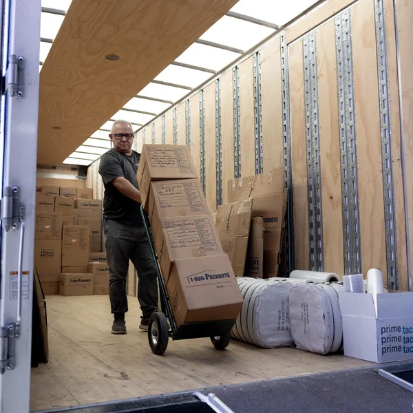 Return truck ready to return contents to homes