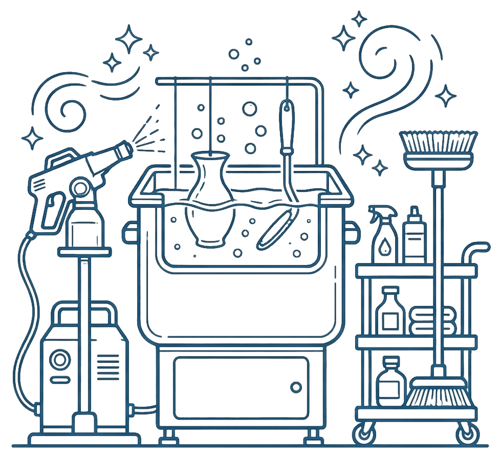 Specialized textile and content cleaning